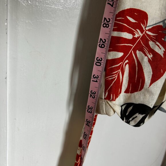 All In Favor Tropical Print Romper – Size Large | Nordstrom | Short Sleeve Wrap - Picture 4 of 6